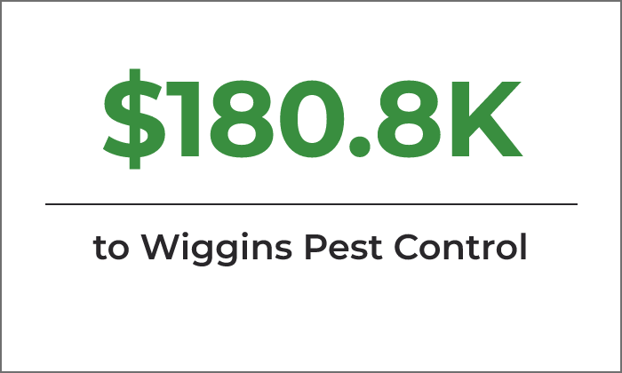 "180.8K Wiggins Pest Control"